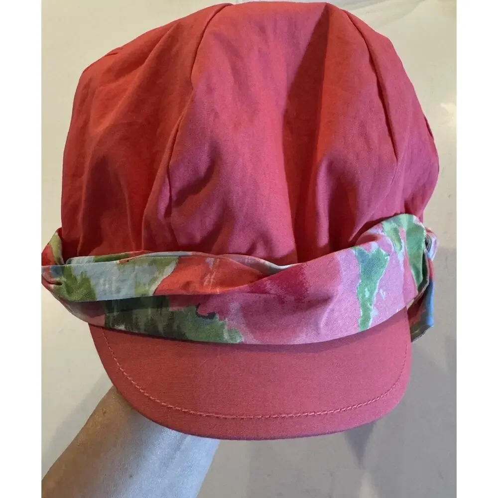 Gymboree‎ Girls Size 5-7 Burst Of Spring Hat Print Trim Beach